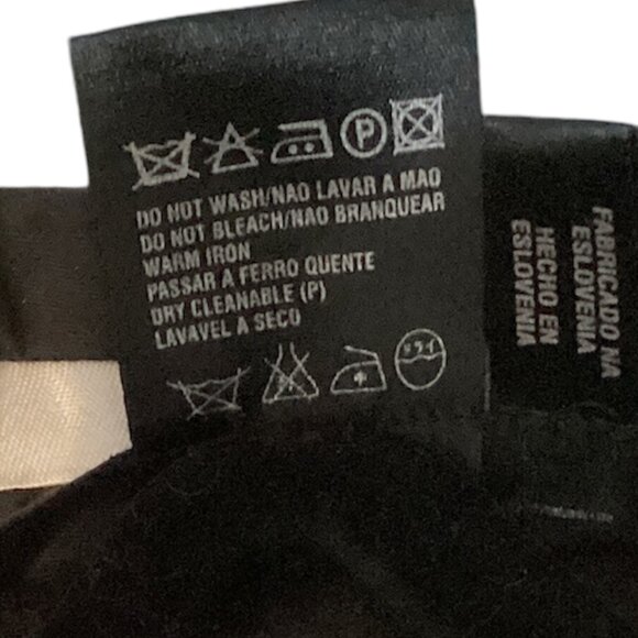 VINTAGE Laurèl 2 pc Pin Stripe Pant Suit, Sz 38, Dark Grey, Burgundy - Picture 10 of 12